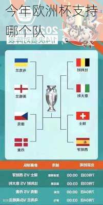 今年欧洲杯支持哪个队