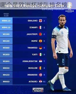 哪个是欧洲杯球队排名榜