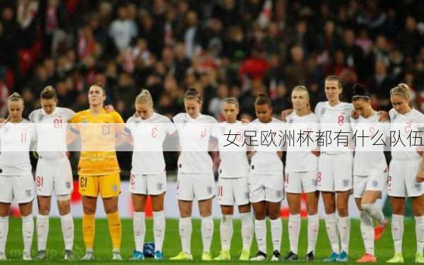 女足欧洲杯都有什么队伍