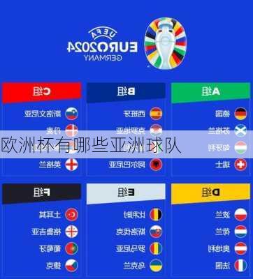 欧洲杯有哪些亚洲球队