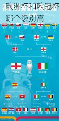 欧洲杯和欧冠杯哪个级别高