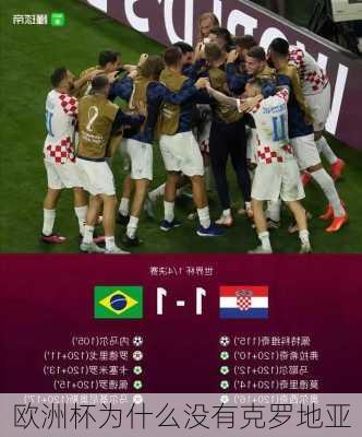 欧洲杯为什么没有克罗地亚