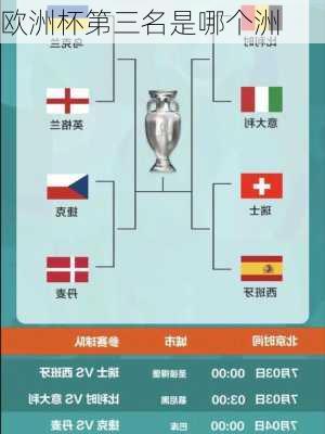 欧洲杯第三名是哪个洲