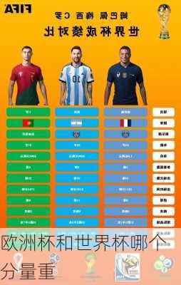 欧洲杯和世界杯哪个分量重