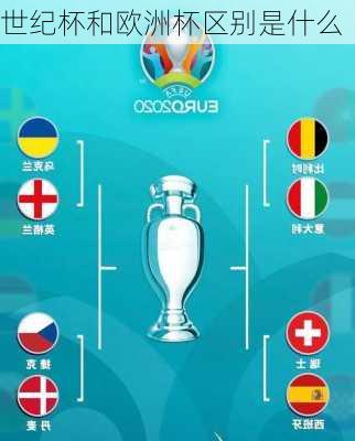 世纪杯和欧洲杯区别是什么