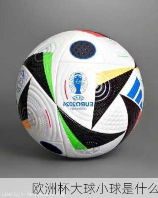 欧洲杯大球小球是什么